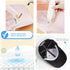 10Pcs Hat Sweat Pads Hat Sweat Liner Absorbent Sweat Pad Disposable Hat Sweat Pads Black Cap Pads for Baseball Tennis Hunting Golf Hat...