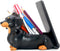 Creative Cute Daschund Pen Pencil Holder with Phone Stand Home Office Desk Accessories Decoration Black Dog Weiner Dog Dachshund Gifts...