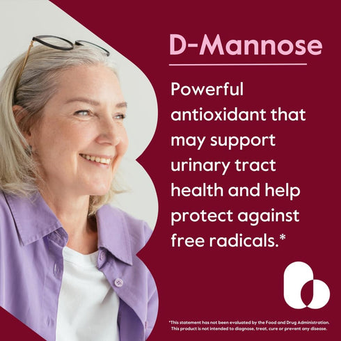 BESTVITE D-Mannose 500mg (240 Vegetarian Capsules) - No Stearates - No Fillers - Vegan - Non GMO - Gluten Free - Corn Free...
