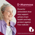 BESTVITE D-Mannose 500mg (240 Vegetarian Capsules) - No Stearates - No Fillers - Vegan - Non GMO - Gluten Free - Corn Free...