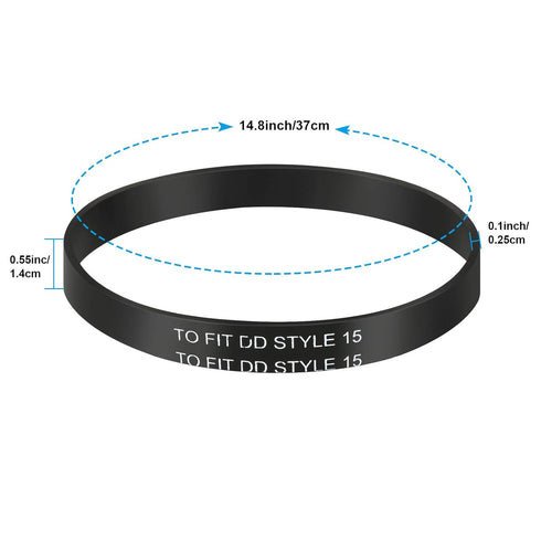 Honoson 6 Pieces Style 15 Replacement Belts Compatible with Dirt Devil Royal Upright Vacuum Cleaner...