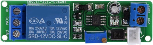 DC 12V Adjustable Timer Delay Turn Off Module Timing Relay Time Switch 1~10sec......