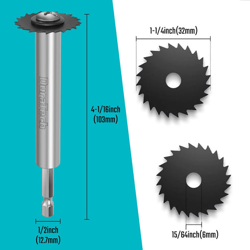 DURATECH Inside Pipe Cutter with 2 Replaced Blades, for PVC and Plastic Pipe...