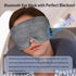 Soft Sleep Eye Mask Bluetooth Headphones Adjustable Sleep Headband Headphones for Sleeping Meditation Insomnia, Wireless Music Eye Cover Earbuds f...