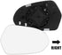 X AUTOHAUX Car Rearview Mirror Glass Replacement with Backing Plate Heated Right Side Passenger Side for Audi A6 Quattro S6...