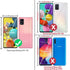 TJS Compatible with Samsung Galaxy A51 5G Case (Not Fit Galaxy A51 4G), with Tempered Glass Screen Protector Metal Ring Magnetic Support Kickstand...