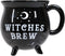 Ebros Wicca Sacred Crescent Moon Witches Brew Black Cauldron Mug Cup 14oz Coffee Tea Drink Cup Mugs...
