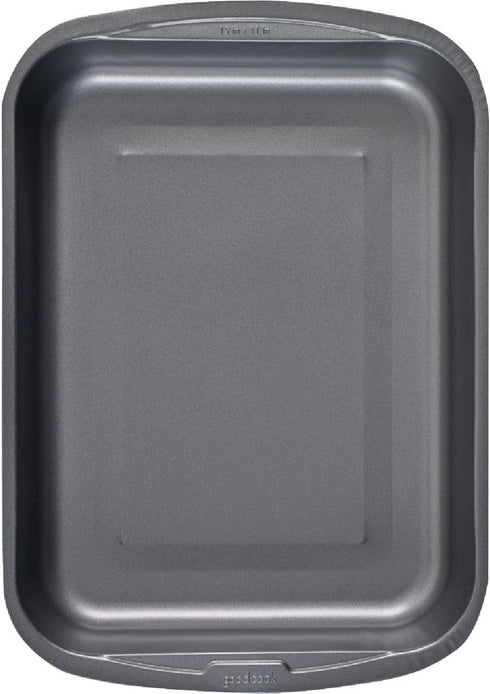 Goodcook 04048 Metal Utensil Nonstick Roast Pan, Easy Clean Dishwasher Safe, 11.5 Inch x 15.5, Silver...