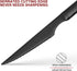 black steak knives Ultra-Sharp Cutlery Set,Dinner Knives 6-Piece Stainless Steel kitchen Serrated Best chef Knife....