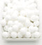 White Silicone Beads for Keychain, Necklace, Bracelet Making - Jewelry Making Kit (12mm, 100pc, White)...