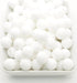 White Silicone Beads for Keychain, Necklace, Bracelet Making - Jewelry Making Kit (12mm, 100pc, White)...