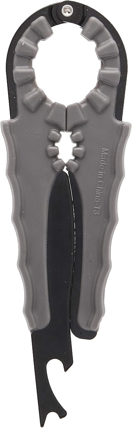 Jokari Multi Bottle Opener for Jars Bottles and Cans 3 in 1 Easy Grip Lid Opener for Weak Hands Twist Caps Pull Tabs Pop Tops and Small Lids Arthr...