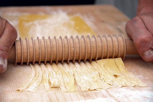 Eppicotispai Beechwood Pappardelle Cutter Rolling Pin...