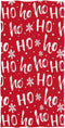 Naanle Stylish Christmas Santa Claus Laugh Hohoho Snowflakes Pattern Soft Bath Towel Large Hand Towels Multipurpose for Bathroom, Hotel, Gym and S...