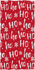 Naanle Stylish Christmas Santa Claus Laugh Hohoho Snowflakes Pattern Soft Bath Towel Large Hand Towels Multipurpose for Bathroom, Hotel, Gym and S...