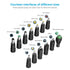 Belker Universal 5V DC 5.5 2.1mm Jack Charging Cable Power Cord, USB to DC Power Cable with 14 Interchangeable Plugs Connectors Adapters Compatibl...