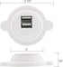 Facon 12V RV USB Charger Socket, Dual RV USB Outlet (5V / 2.4A), Super Slim Wall Mount 12V USB Outlet, for RV Trailer Camper Boat Marine Motorhome...