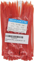 6 Inch Red Zip Ties (100 Pieces), 40lb Strength, Nylon Cable Wire Ties...