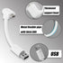 360 Degree Rotating Gooseneck USB Charger Stand fits for Blink Mini Indoor Security Camera, Adjustable Convenient Charger Cable Without Mounting B...