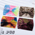 Wide Headbands Stretch Turban Knotted Hairbands Elastic Yoga Workout Sweatband Running Sport Head Scarf Large African Head Wraps for Women 4 Pcs (...