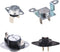 DC47-00016A Thermal Fuse & DC96-00887A Thermal Fuse & DC32-00007A Dryer Thermistor & DC47-00018A Thermostat Dryer Kit Replacement Part-Compatible with Samsung lg & Kenmore Dryers