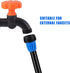 5 Pcs Drip Irrigation 3/4 To 1/2 Inch Adapter, For 1/2 inch (16MM) Irrigation Tubing (OD 0.620 in.ID is 0.520. in),Blue US Garden Water Hose GHT 3...