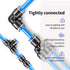 Pneumatic Tubing Blue PU Air hose Pipe Tube Kit 5/32 inch or 4mm OD 2.5mm ID 39.4ft/12 Meter for Air Line or Fluid Transfer...