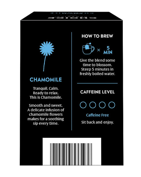 Choice Organics - Organic Chamomile Tea (1 Pack) - Compostable - Caffeine Free - 16 Organic Herbal Tea Bags...