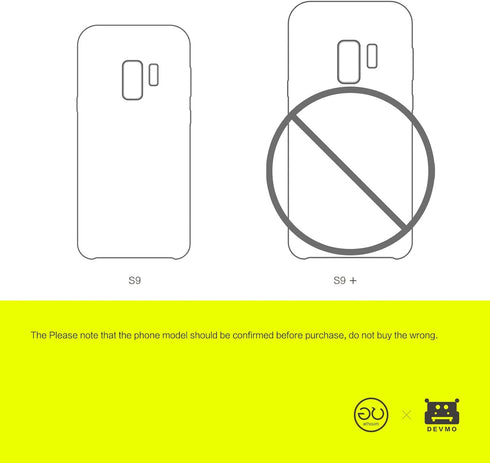 Liquid Silicone Phone Case for Samsung Galaxy S9 G960 G960U 5.8"/Shockproof/Gel Rubber/Cover Case Drop Protection Black...