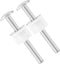 2pcs Universal Silver Toilet Seat Bolt, Stainless Steel Toilet Seat Bolts Screws Set Heavy Duty Toilet Seat Accessories Bathroom Replacement Parts...