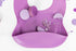 Silicone Baby Bibs Infant Toddler Feeding | Muted Purple Multi Set Pack Of 3 | Waterproof, Durable, Adjustable, Soft!...