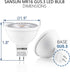 5W MR16 LED Landscape Light Bulbs, Low Voltage 12V 50W Halogen Replacement for Outdoor Landscape Spotlight and Track Light, GU5.3 Bi-Pin Base, Day...