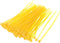 URBEST 1000 Pcs Self Locking Wire Cable Zip, Tie Fasten Wrap 6 Inch Nylon Zip Tie (Yellow)...