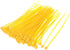 URBEST 1000 Pcs Self Locking Wire Cable Zip, Tie Fasten Wrap 6 Inch Nylon Zip Tie (Yellow)...