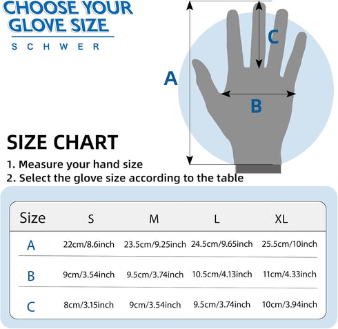 Schwer SlicePro ANSI A9 Cut Resistant Gloves, Food Grade Reliable Cutting Gloves, Mandoline Gloves for Kitchen Meat Cutting, Oyster Shucking, Fish...