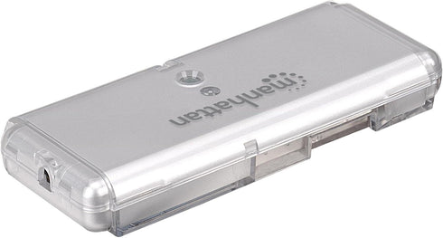 Manhattan 4-Port Hi-Speed USB Pocket Hub - Silver (160599)...