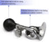 G Ganen Bugle Horn, Chrome Plated w/ Black Bulb...