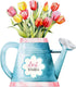 Katy Sue Watering Can Blossoms & Blooms Card Making Kit. Contains 8 Shaped Cards, 3 Sheets of Floral Die Cut Decoupage, 8 Envelopes & Instructions...