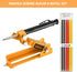 Multi-function Scribing Tool,Aluminum Alloy Scribe Tool with Deep Hole Pencil Construction Pencil DIY Woodworking Marking Contour Gauge Scriber Pr...