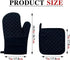 Mr.Good Looking is Cooking,Funny Oven Mitts and Pot Holders Sets of 2,Silicone Non-Slip Oven Mitts,Kitchen Gift for Men,Cooking Baking BBQ Gifts,H...