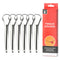 6 Pack Tongue Scraper for Adults, 100% Stainless Steel, Tongue Scrubber, Easy to Use, Tongue Cleaner for Oral Care & Hygiene, Reduce Bad Breath...