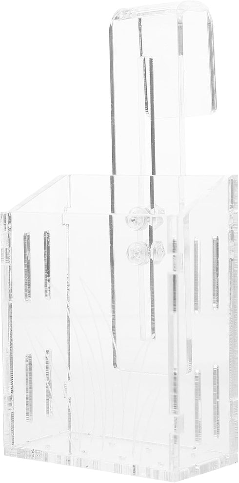 POPETPOP Fish Tank Decorations Water Planter Hanging Aquatic Holder Fish Tank Aquarium Planting Cup Crystal Glass Aquatic Garden Kit Indoor Transp...