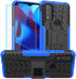 Moto G Pure Case with HD Screen Protector - Yiakeng Shockproof Silicone & Hard Cover, Kickstand - Blue...