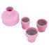 TIG Welding Cup, Ceramic Welding Cup Ceramic TIG Cup Kit Set 12# 14# 16# 24# 2.4mm Center Hole Inner Dia for Welding Equipment...