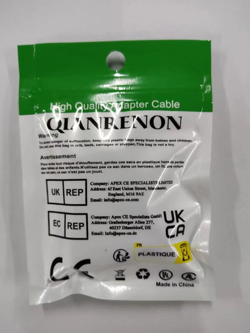 QIANRENON RJ11 to USB Telephone Line Adaptor RJ11 6P4C Male to USB A Female Modem Converter 4Pin RJ11 to USB Phone Interface Test Connector, for T...