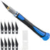 NEWISHTOOL Precision Knife Hobby Knife Set Utility Exacto Knife Set with 10 PCS Razor Fine Point Art Knife Tool for Architecture Modeling, Pumpkin...