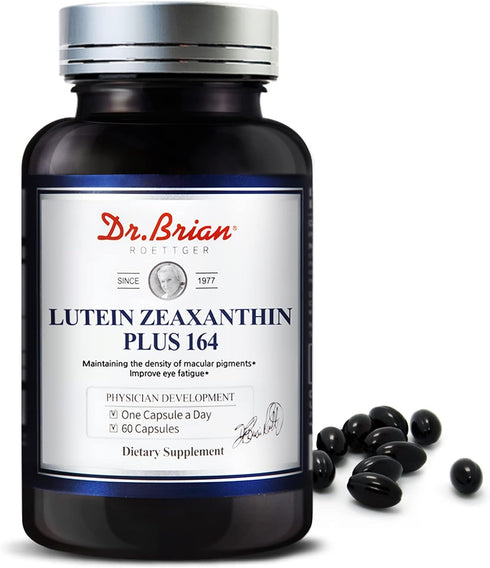 Dr. Brian Eye Vitamins Lutein & Zeaxanthin Capsule Lutein Supplement with Lutein 16mg Zeaxanthin 4mg Astaxanthin 5mg Vitamin A 2333iu Vitamin E 9i...