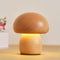 LED Creative Mushroom Table Lamp, Wood Desk Lamp, Bedroom Bedside Night Light, Dimmable Led Lighting, Creative Home Decor Table Lamp, Unique House...