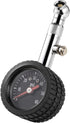 CZC AUTO Heavy Duty Tire Pressure Gauge, ANSI B40.1 Accurate Mechanical Air Gage, Chrome Plated Brass Stem Rotating Single Chuck Dial Wheel Pressu...