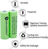AA Ni-MH 600mAh 1.2V aa Rechargeable Battery for Outdoor Solar Lights,Garden Lights, Remotes, Mice (Green 8-Pack)...